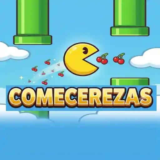 Juego tipo Flappy Bird - Mantén el vuelo y come todas las cerezas que puedas.